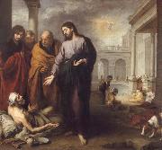 Bartolome Esteban Murillo Christ Healing the Paralytic at the Pool of Bethesda France oil painting artist